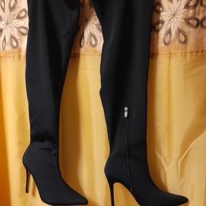 Black thigh high EGO Boots